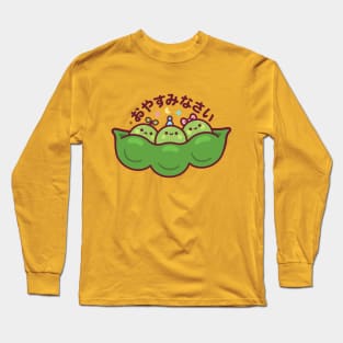 Edamame Kawaii Long Sleeve T-Shirt